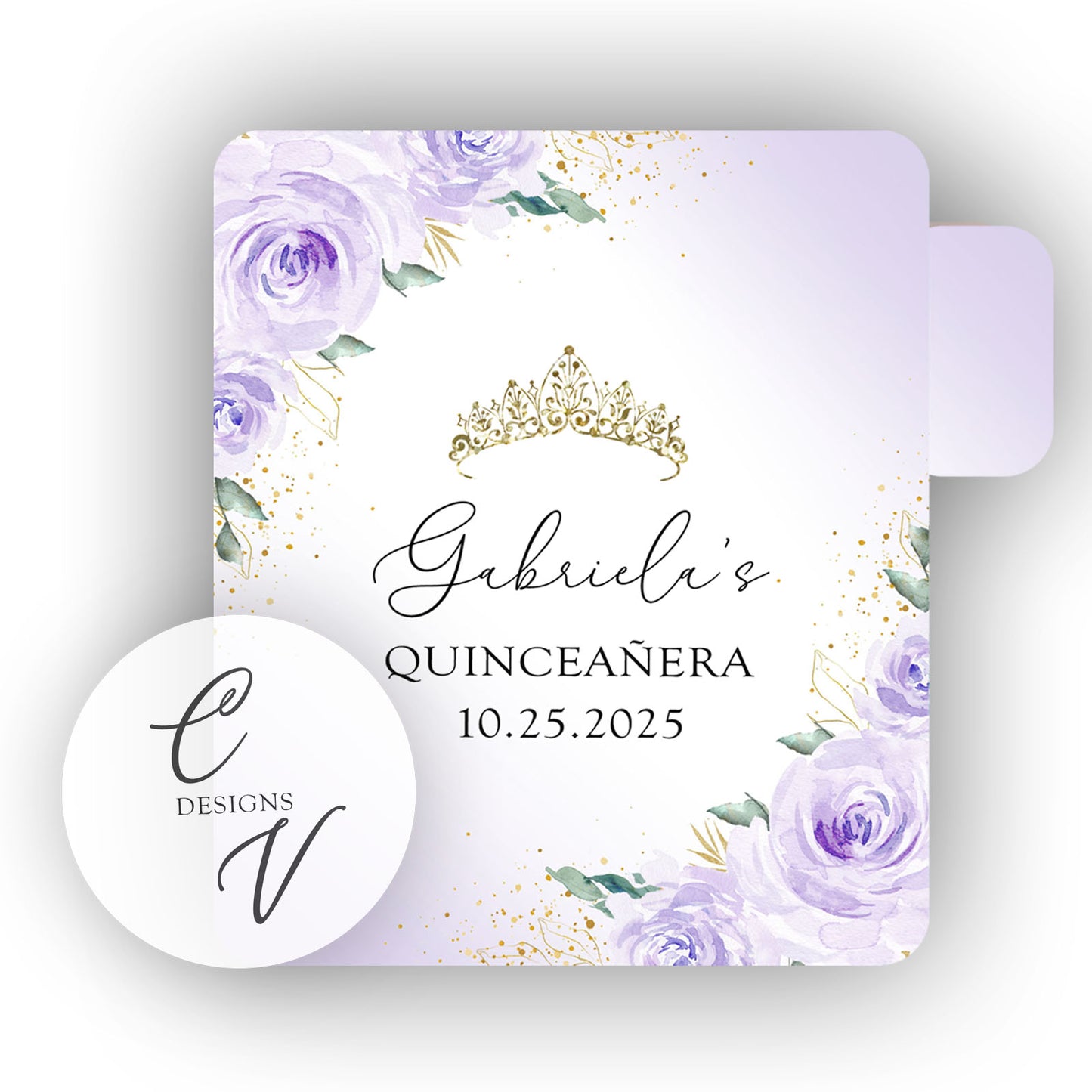 Quinceanera Lip Balm Labels