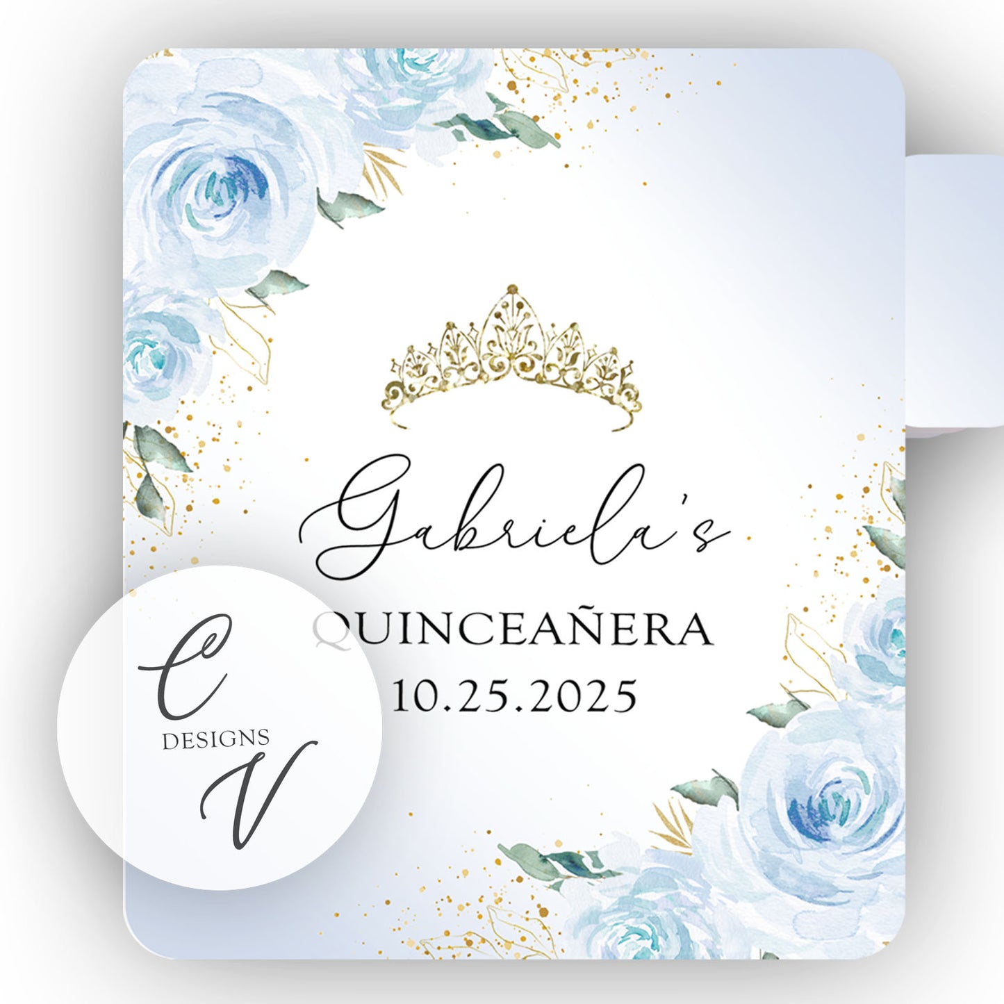 Quinceanera Lip Balm Labels